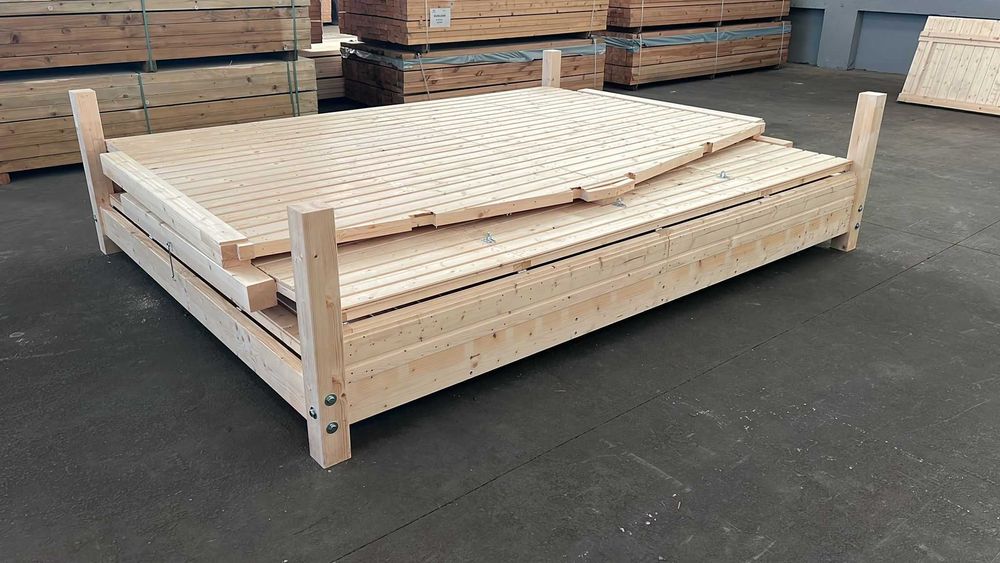 Quiosque em Madeira (Desdobrável)