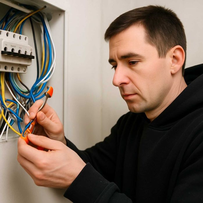 Електрик. Послуги Виклик електрика. Монтаж, Заміна проводки электрик