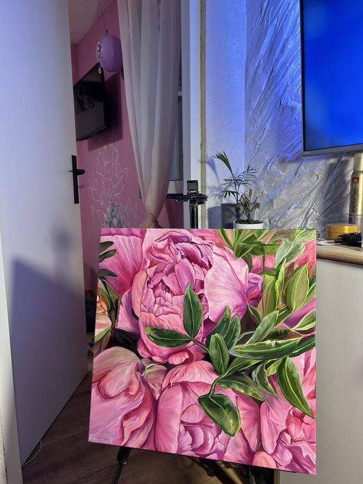 Obraz olejny Flower Holiday 50*50