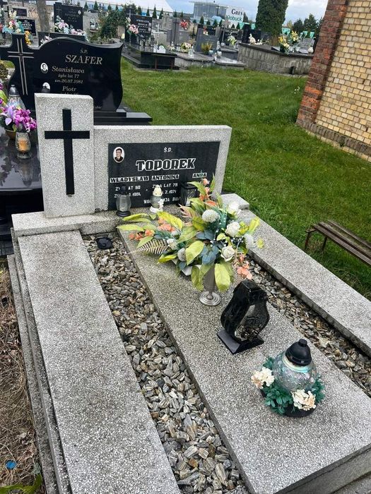 Sprzątanie, mycie, malowanie nagrobków żywica epoksydową