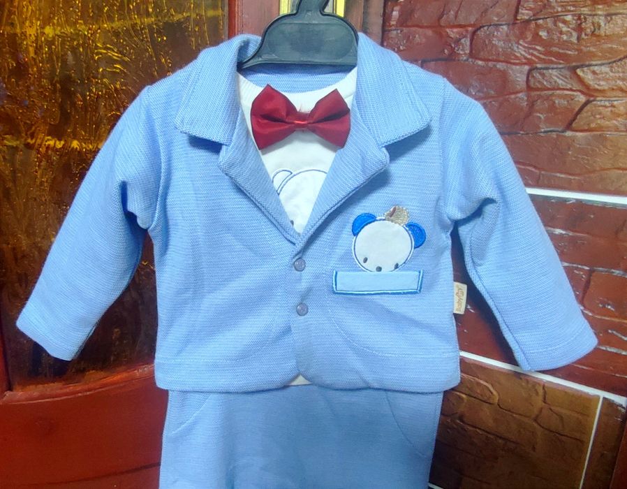 Костюм святковий трійка 3-6 місяці