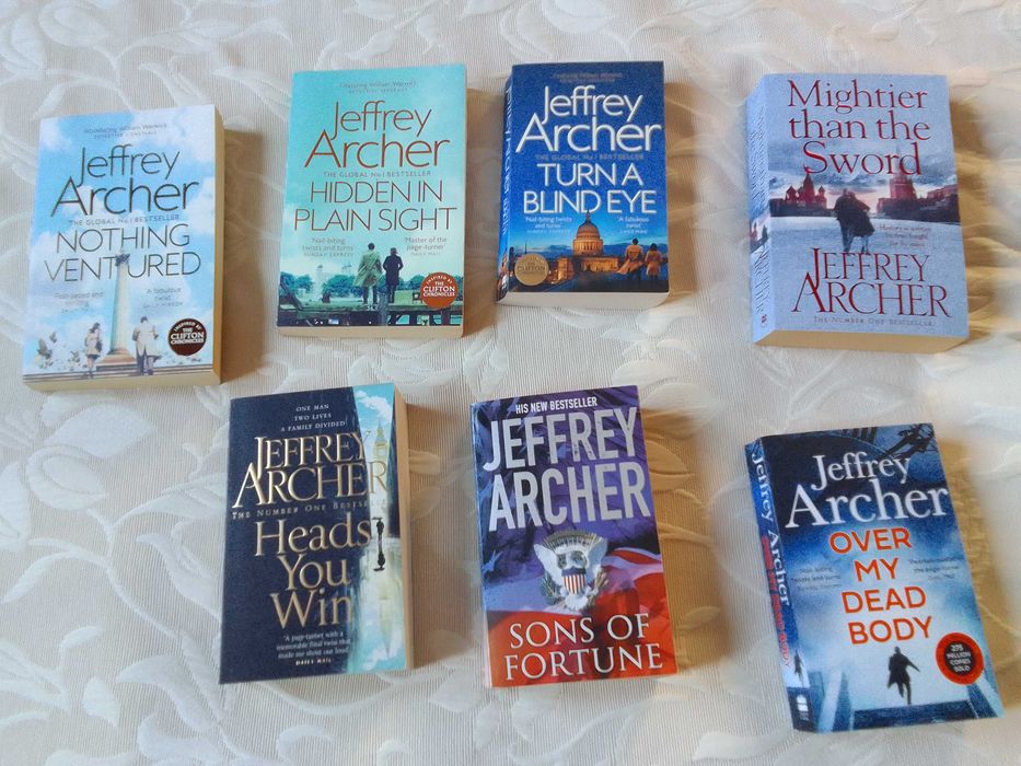 jeffrey archer - zbiór 15 książek anglojęzycznych