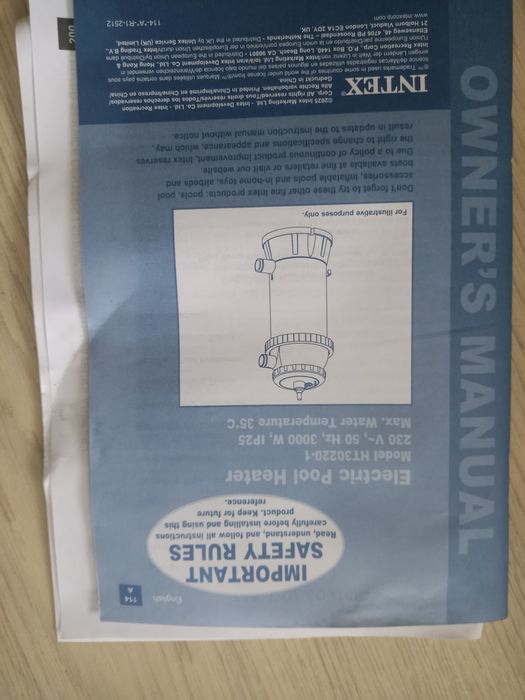 Aquecedor de água intex para piscina