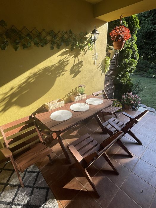 Zestaw mebli tarasowych stól+ 6 krzeseł