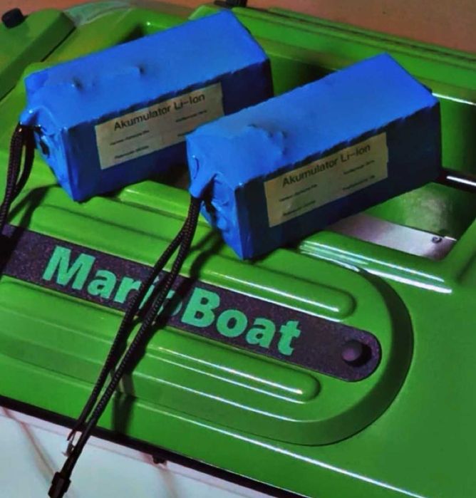 Łódka zanętowa Marioboat •Li-Ion 2x24,5Ah • Autopilot