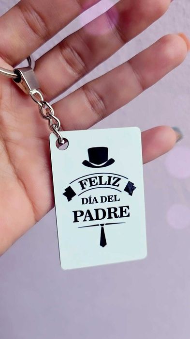 Presentes personalizados para Pais em Portugal. Chaveiros sublimados