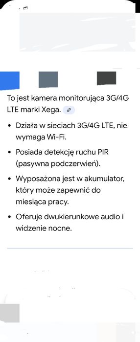 Kamera Xega 3G 4G LTE