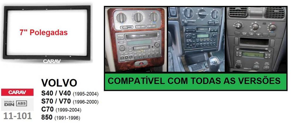 (NOVO) Rádio 2DIN • VOLVO • S40 V40 S70 V70 C70 850 • Android [4+64GB]