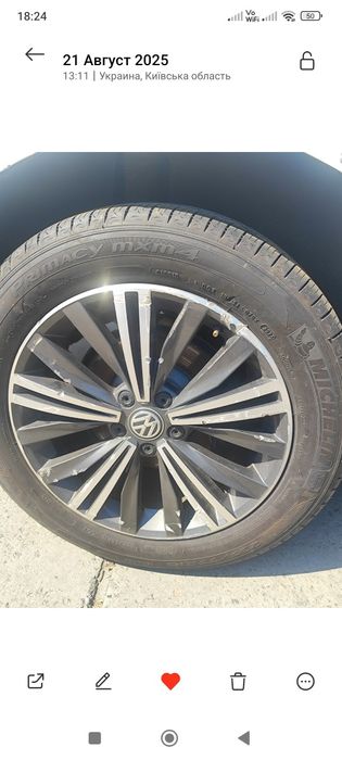 Продам діск під встановлення Фольксваген Тігуан 2 амерка елспейс.