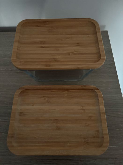 Szklane pojemniki Ikea/zestaw