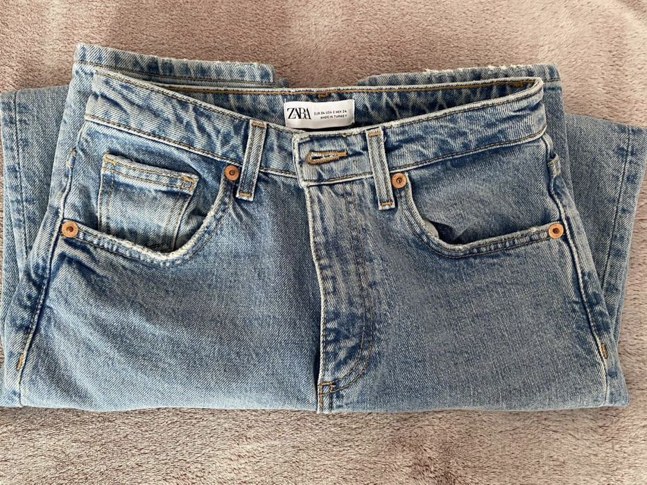 Джинси zara 34 розмір прямі