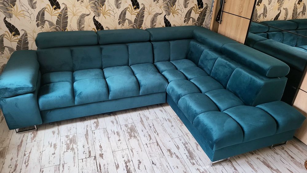 Narożnik NOWY 270/200 cm do 30 km transport gratis dostępny od ręki