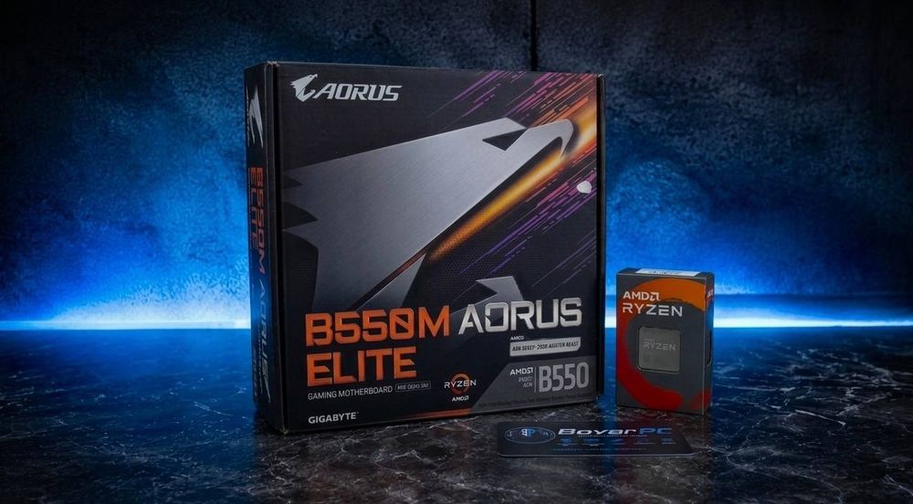 Комплект AMD Ryzen 7 3700х + Gigabyte B550M Aorus Elite (AM4. AMD B550)
