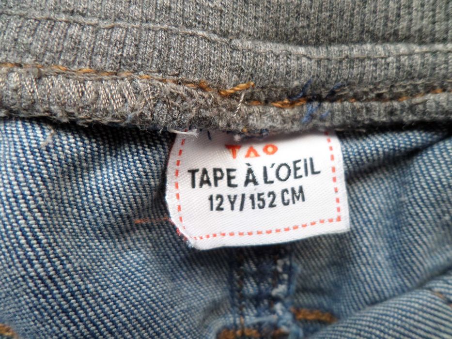 spodnie jeans, granatowe