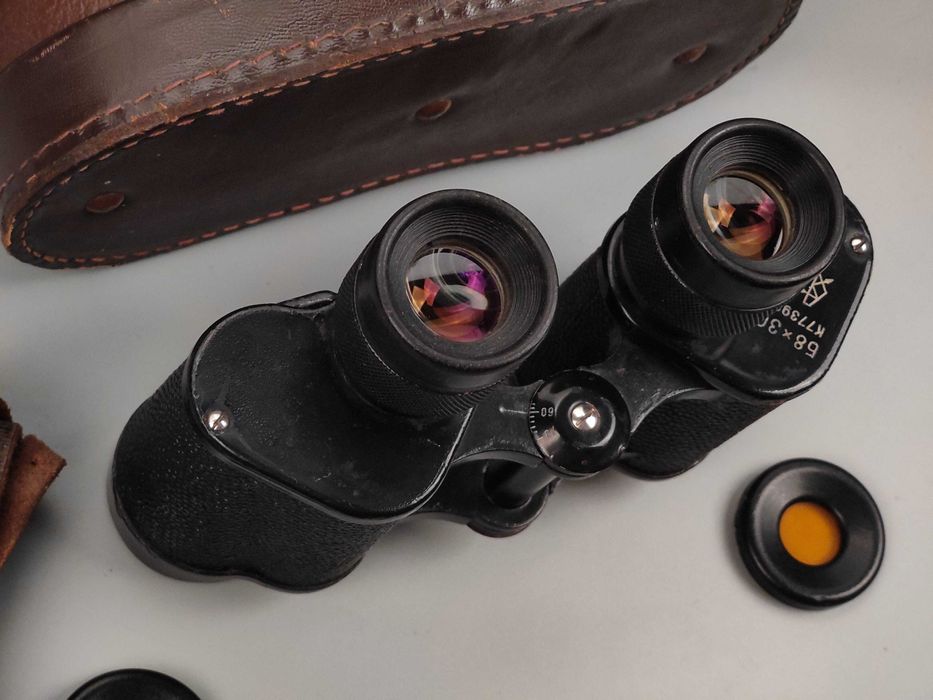 Бинокль Б 8х30 Армейский (КОМЗ) (Бюджет) (Сетка) СССР