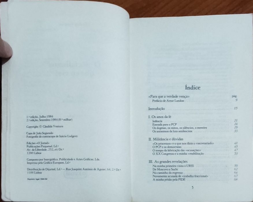 O socialismo que eu vivi - Cândida Ventura
