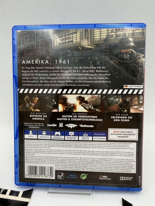 Wolfenstein 2 the New Colossus Ps4 Ps5 Gwarancja