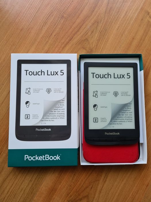 Czytnik e-book PocketBook Touch Lux 5 6" 8GB Bez reklam / SMARTlight legimi empik go