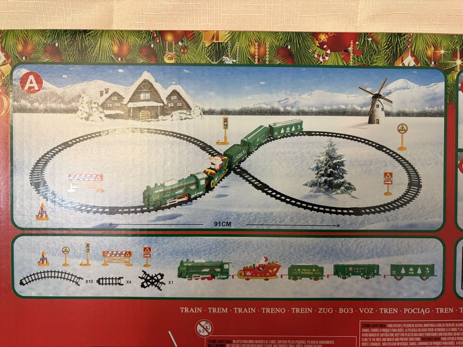 Comboio de natal novo