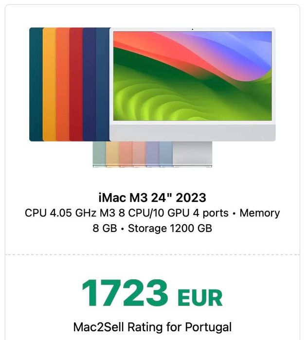 Computador Apple iMac 24 M3