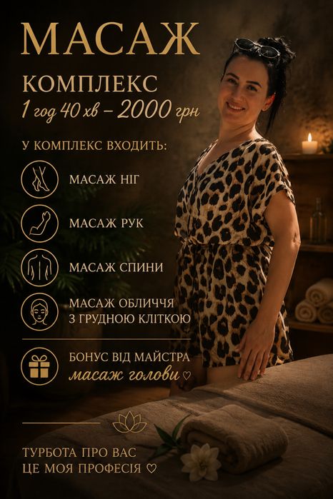 Запрошую на масаж…ПОЛТАВА…ІНТИМоМ НЕ ЗАЙМАЮСЯ!!!