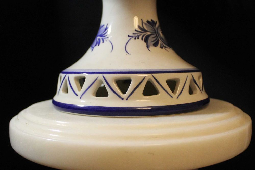 Fruteira em cerâmica portuguesa tradicional, pintada à mão