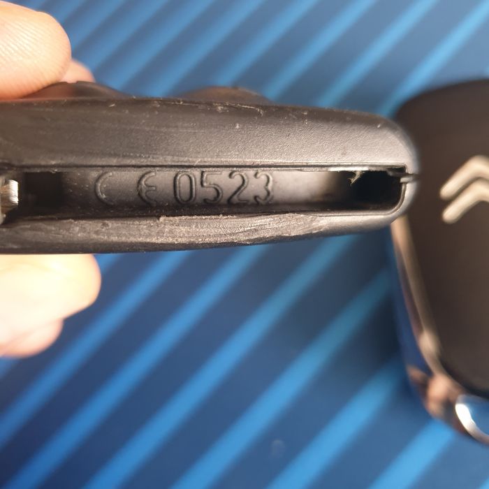 Carcaça chave Citroën 3 botões