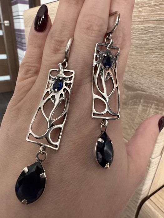 Сережки срібні 925 проба, серьги серебро,  срібло