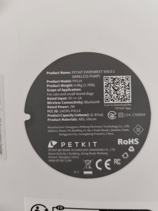 Bebedouro gato petkit