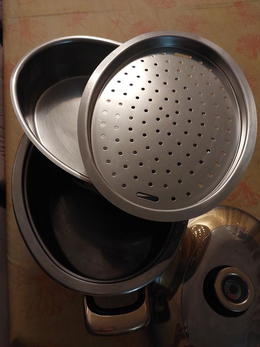 Wok 0.40 cm  e Panela cozinhar a vapor - ideia casa