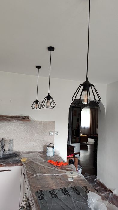 Lampy loftowe  wiszące 3 szt