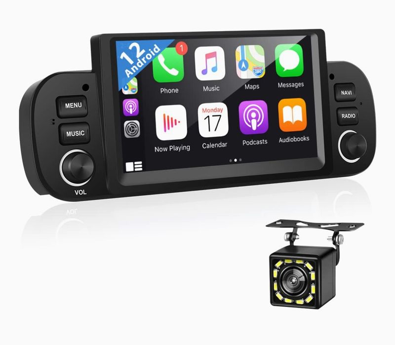 Rádio Fiat Panda 2013 a 2020 android 14 6,2" Carplay GPS 2/32GB NOVO