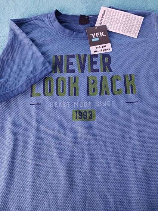 Zestaw 5 bluzek chłopięcych z krótkim ręķ. Ok.146-152cm