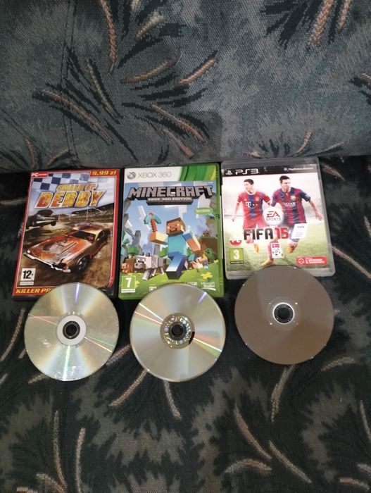 Płyty cd, kasety, gry i filmy – mega zestaw