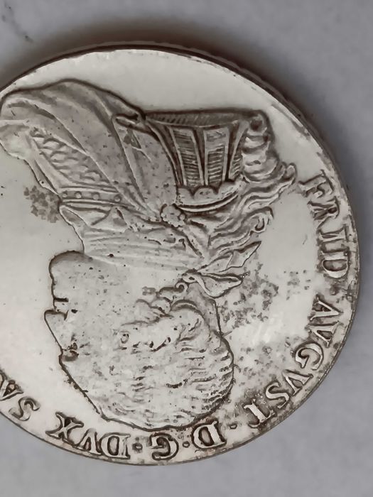S1 M713, starocie stara moneta Fryderyk August kopia talar 1793