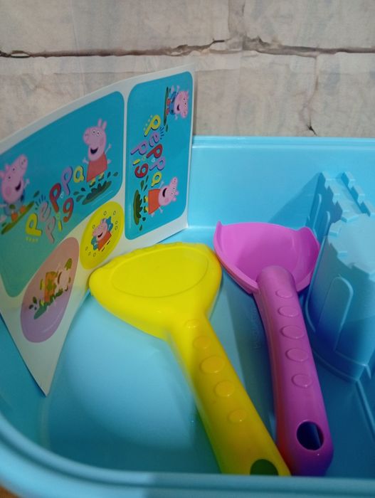 Stolik do zabawy z piaskiem i woda + akcesoriami przenośna piaskownica