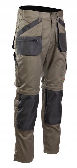 Spodnie Robocze Długie Brixton Apsp R. 56 Khaki Odpinane Nogawki