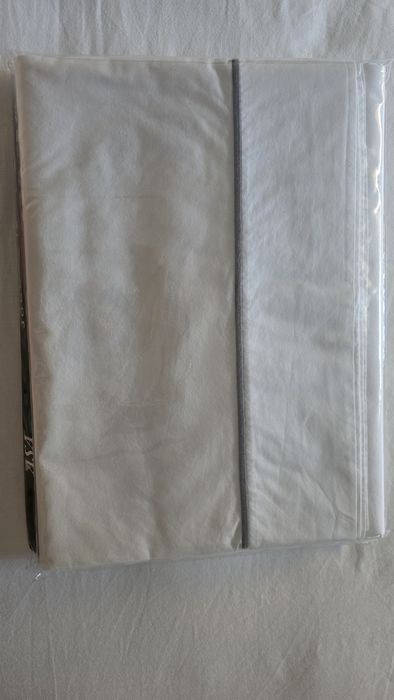 Lençóis algodão brancos para cama solteiro 90x190