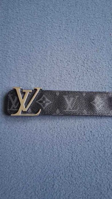 Czarny pasek  Louis Vuitton 110cm