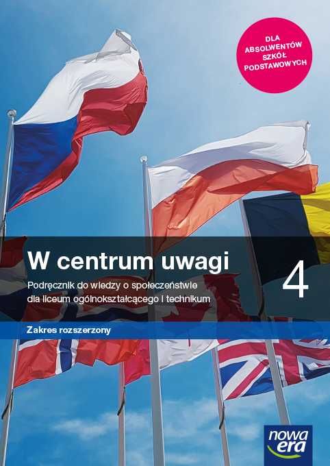 Podręcznik "W centrum uwagi 4" Nowa Era, ZAKRES ROZSZERZONY.