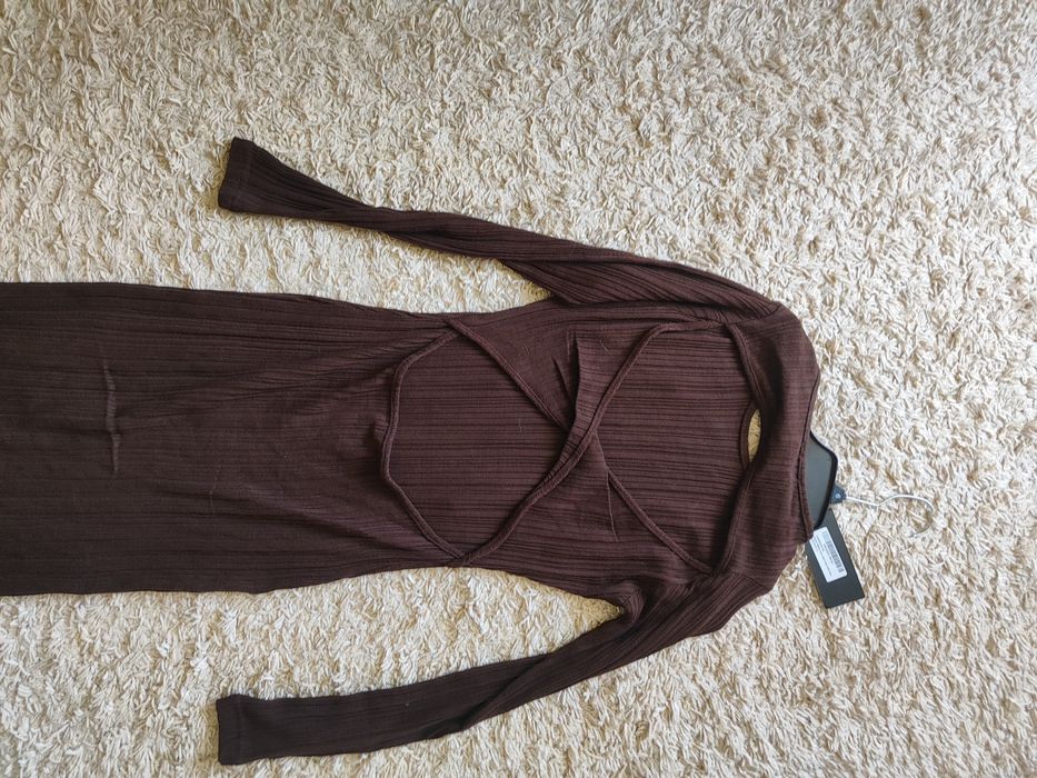 Жіноча сукня midi, жіноче шоколадне плаття