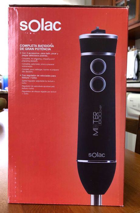 Varinha mágica Solac Mixter 800 Chef Nova