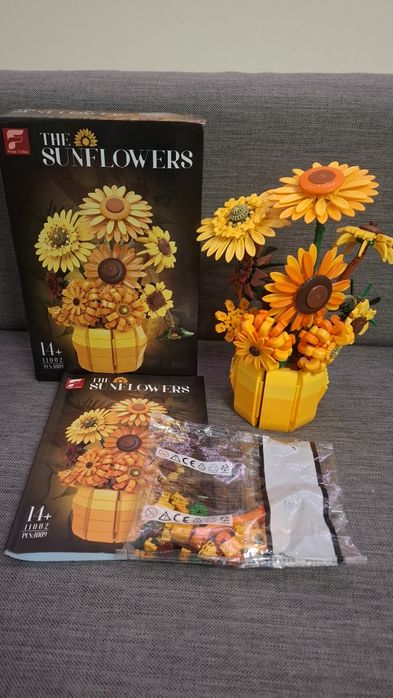 Klocki konstrukcyjne – Słoneczniki, lego