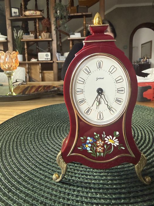vintage'owy zegar muzyczny Goldbuhl, West Germany
