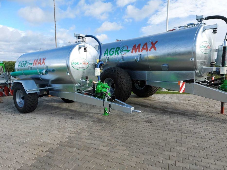 Beczkowóz 5000 litrów, Agro Max. Wóz asenizacyjny