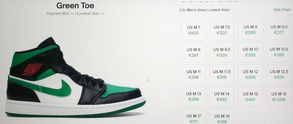 Air Jordan 1 Mid 170€