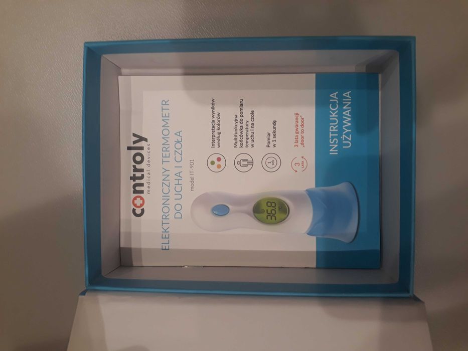 Elektroniczny termometr CONTROLY do ducha i czoła