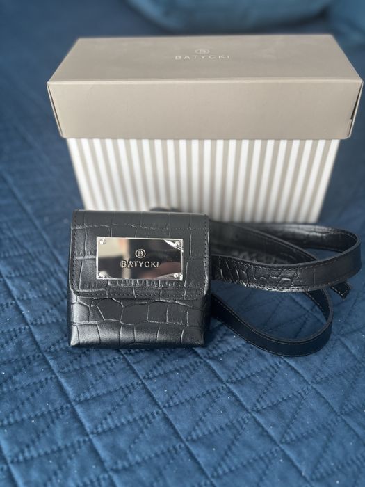 Skórzane etui na pasku Batycki
