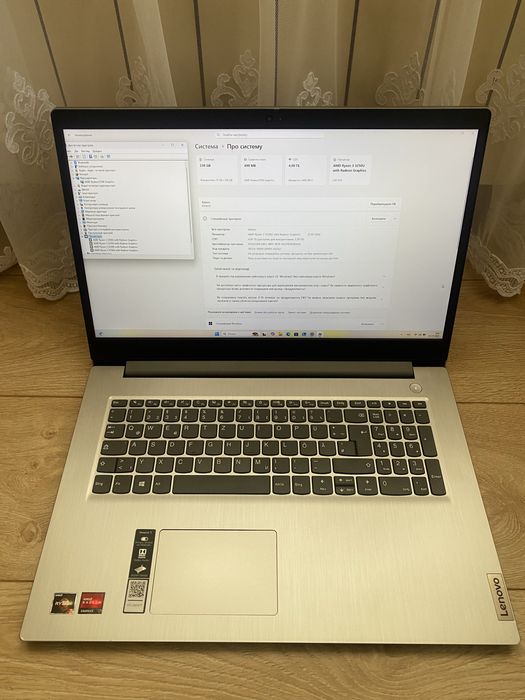 Ноутбук Lenovo IdeaPad 3 17ADA05(Ryzen 3 3250 4x2,6GHz, 4gb, SSD 256gb