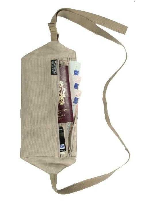 Ультралегкий шелковый кошелек барсетка McNETT ремень скрытого ношения